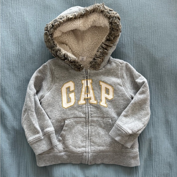 GAP Other - 🛎️ Clearance Gap Girl Logo Zip Hoodie Size 2 Years Toddler